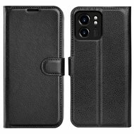 Motorola Edge 40 Hoesje - MobyDefend Kunstleren Wallet Book Case (Sluiting Voorkant) - Zwart
