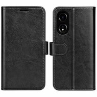 Oppo A78 (5G) Hoesje - MobyDefend Wallet Book Case (Sluiting Achterkant) - Zwart