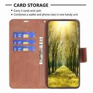 Oppo A98 Hoesje, MobyDefend Wallet Book Case Met Koord, Bruin