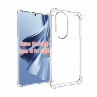 Oppo Reno10 / Reno10 Pro Hoesje - MobyDefend Transparante Shockproof TPU Backcover - Verstevigde Hoeken - Volledig Doorzichtig