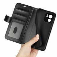 Motorola Edge 40 Hoesje - MobyDefend Wallet Book Case (Sluiting Achterkant) - Zwart
