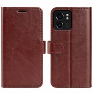 Motorola Edge 40 Hoesje - MobyDefend Wallet Book Case (Sluiting Achterkant) - Bruin