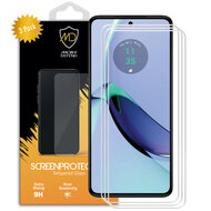 3-Pack Motorola Moto G84 Screenprotectors - MobyDefend Case-Friendly Screensavers - Gehard Glas