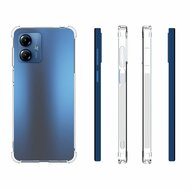 Motorola Moto G14 Hoesje - MobyDefend Transparante Shockproof TPU Backcover - Verstevigde Hoeken - Volledig Doorzichtig