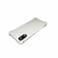 Sony Xperia 5 V Hoesje, MobyDefend Transparante Shockproof TPU Gelcase, Verstevigde Hoeken, Volledig Doorzichtig