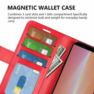 Sony Xperia 5 V Hoesje, MobyDefend Wallet Book Case (Sluiting Achterkant), Zwart