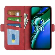 Nokia G42 Hoesje, MobyDefend Luxe Wallet Book Case (Sluiting Zijkant), Rood