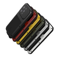 iPhone 15 Pro Hoes - Love Mei Metalen Case - Extreme Protection - Zwart
