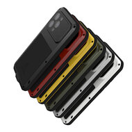 iPhone 15 Pro Max Hoes - Love Mei Metalen Case - Extreme Protection - Zwart