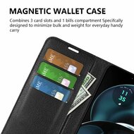 Motorola Moto G14 Hoesje, MobyDefend Kunstleren Wallet Book Case (Sluiting Voorkant), Rood