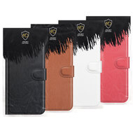 iPhone 15 Hoesje - MobyDefend Kunstleren Wallet Book Case (Sluiting Voorkant) - Bruin