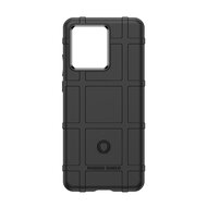 Motorola Edge 40 Neo Hoesje, Rugged Shield TPU Gelcase, Zwart