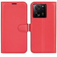 Xiaomi 13T / 13T Pro Hoesje, MobyDefend Kunstleren Wallet Book Case (Sluiting Voorkant), Rood