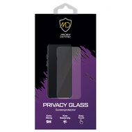 2-Pack MobyDefend iPhone 14 Pro Max Screenprotectors - Matte Privacy Glass Screensavers