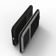Samsung Galaxy S23 FE Hoes - Love Mei Metalen Case - Extreme Protection - Zwart