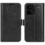Xiaomi Redmi Note 13 Pro Plus Hoesje, MobyDefend Wallet Book Case (Sluiting Achterkant), Zwart