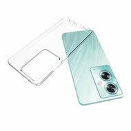 Oppo A79 / OnePlus Nord N30 SE Hoesje, MobyDefend Transparante TPU Gelcase, Volledig Doorzichtig