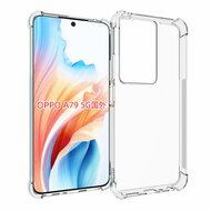 Oppo A79 / OnePlus Nord N30 SE Hoesje, MobyDefend Transparante Shockproof TPU Gelcase, Verstevigde Hoeken, Volledig Doorzichtig