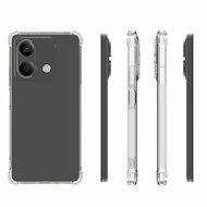 Xiaomi Redmi Note 13 5G Hoesje - MobyDefend Transparante Shockproof TPU Backcover - Verstevigde Hoeken - Volledig Doorzichtig
