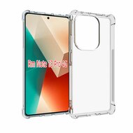 Xiaomi Redmi Note 13 Pro 4G Hoesje, MobyDefend Transparante Shockproof TPU Gelcase, Verstevigde Hoeken, Volledig Doorzichtig