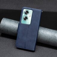Oppo A79 / OnePlus Nord N30 SE Hoesje, MobyDefend Wallet Book Case Met Koord, Blauw
