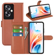 Oppo A79 / OnePlus Nord N30 SE Hoesje, MobyDefend Kunstleren Wallet Book Case (Sluiting Voorkant), Bruin