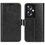 Oppo A79 / OnePlus Nord N30 SE Hoesje, MobyDefend Wallet Book Case (Sluiting Achterkant), Zwart