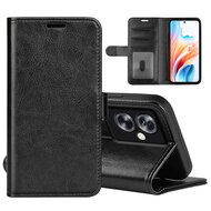 Oppo A79 / OnePlus Nord N30 SE Hoesje, MobyDefend Wallet Book Case (Sluiting Achterkant), Zwart