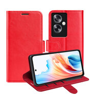 Oppo A79 / OnePlus Nord N30 SE Hoesje - MobyDefend Wallet Book Case (Sluiting Achterkant) - Rood