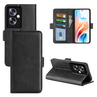 Oppo A79 / OnePlus Nord N30 SE Hoesje, MobyDefend Luxe Wallet Book Case (Sluiting Zijkant), Zwart