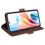 Oppo A79 / OnePlus Nord N30 SE Hoesje - MobyDefend Luxe Wallet Book Case (Sluiting Zijkant) - Bruin