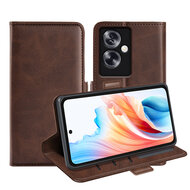 Oppo A79 / OnePlus Nord N30 SE Hoesje, MobyDefend Luxe Wallet Book Case (Sluiting Zijkant), Bruin