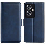 Oppo A79 / OnePlus Nord N30 SE Hoesje, MobyDefend Luxe Wallet Book Case (Sluiting Zijkant), Blauw