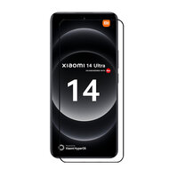 Xiaomi 14 Ultra Screenprotector - MobyDefend Screensaver Met Zwarte Randen - Gehard Glas