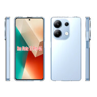 Xiaomi Redmi Note 13 Pro 4G Hoesje, MobyDefend Transparante TPU Gelcase, Volledig Doorzichtig