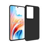 Oppo A79 / OnePlus Nord N30 SE Hoesje, MobyDefend  TPU Gelcase, Mat Zwart