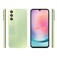 Samsung Galaxy A15 Hoesje, MobyDefend Transparante TPU Gelcase, Volledig Doorzichtig