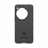 OnePlus 12 Hoesje, Rugged Shield TPU Gelcase, Zwart