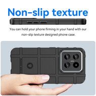 Xiaomi 14 Hoesje - Mobydefend Rugged Shield TPU Backcover - Groen