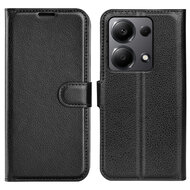 Xiaomi Redmi Note 13 Pro 4G Hoesje - MobyDefend Kunstleren Wallet Book Case (Sluiting Voorkant) - Zwart