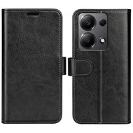 Xiaomi Redmi Note 13 Pro 4G Hoesje, MobyDefend Wallet Book Case (Sluiting Achterkant), Zwart