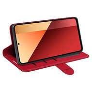Xiaomi Redmi Note 13 Pro 4G Hoesje - MobyDefend Wallet Book Case (Sluiting Achterkant) - Rood