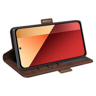 Xiaomi Redmi Note 13 Pro 4G Hoesje - MobyDefend Luxe Wallet Book Case (Sluiting Zijkant) - Bruin