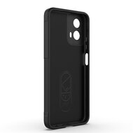 Motorola Moto G34 Hoesje - MobyDefend TPU Gripcase - Zwart