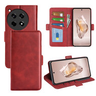 OnePlus 12R Hoesje - MobyDefend Luxe Wallet Book Case (Sluiting Zijkant) - Rood