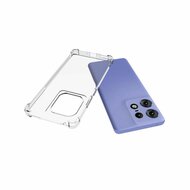 Motorola Edge 50 Pro Hoesje - MobyDefend Transparante Shockproof TPU Backcover - Verstevigde Hoeken - Volledig Doorzichtig