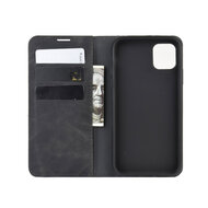 iPhone 11 Pro Hoesje - Luxe Wallet Bookcase (Magnetische Sluiting) - Zwart