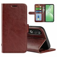 OnePlus Nord CE 4 Hoesje - MobyDefend Wallet Book Case (Sluiting Achterkant) - Bruin