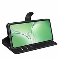 OnePlus Nord CE 4 Hoesje - MobyDefend Kunstleren Wallet Book Case (Sluiting Voorkant) - Zwart