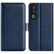 OnePlus Nord CE 4 Hoesje - MobyDefend Luxe Wallet Book Case (Sluiting Zijkant) - Blauw